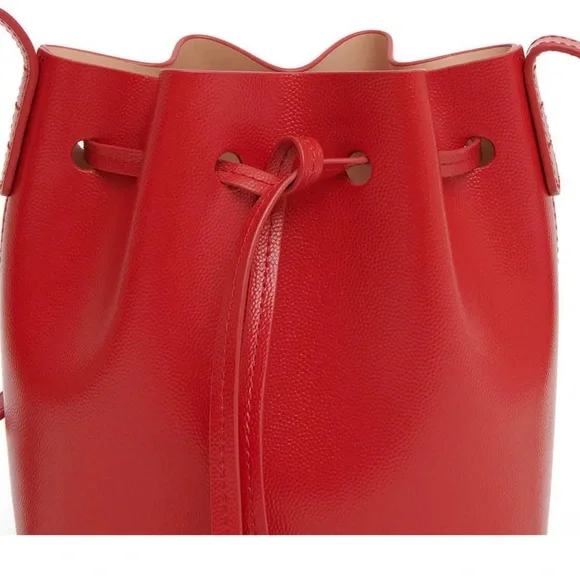 Mansur Gavriel Cherry Red Crossbody Bag - Picture 2 of 11